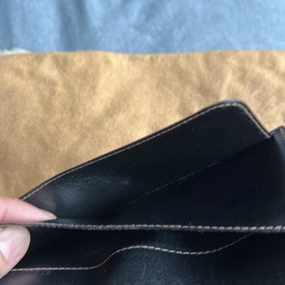 Authenic Black Vintage GUCCI Long Wallet - Picture 7 of 8